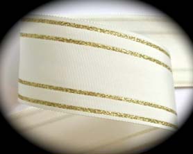 200ac1482 2" (5 YDS)Ivory/Gold Edge Acetate